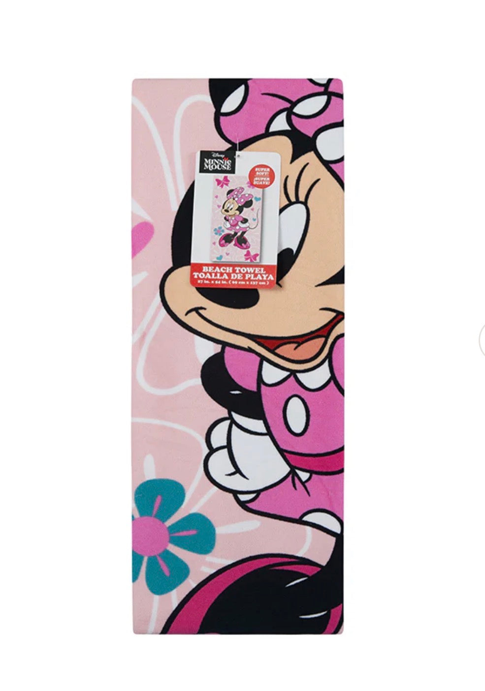 - Towel pink 27in x 54in