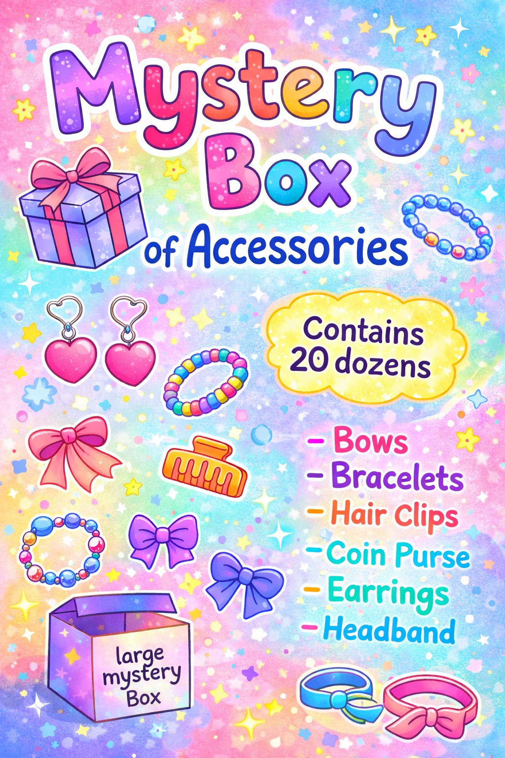 - MYSTERY LARGE BOX ACCESORIES-